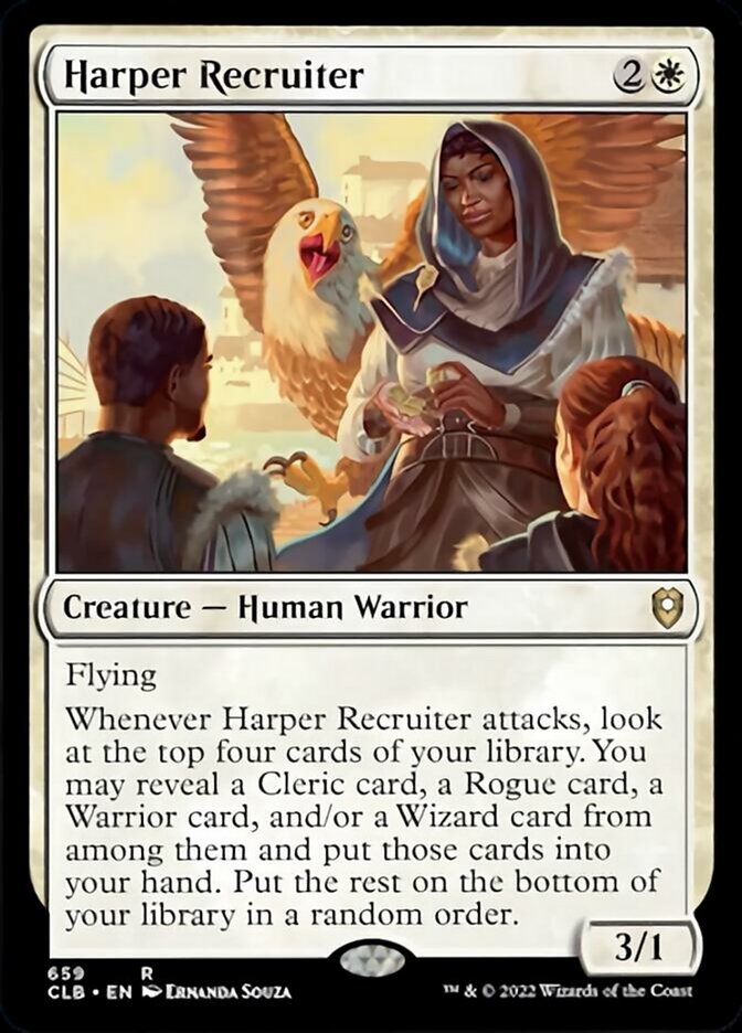 Harper Recruiter [Commander Legends: Battle for Baldur's Gate] - Magic: The Gathering - Card Brawlers | Quebec | Canada |
