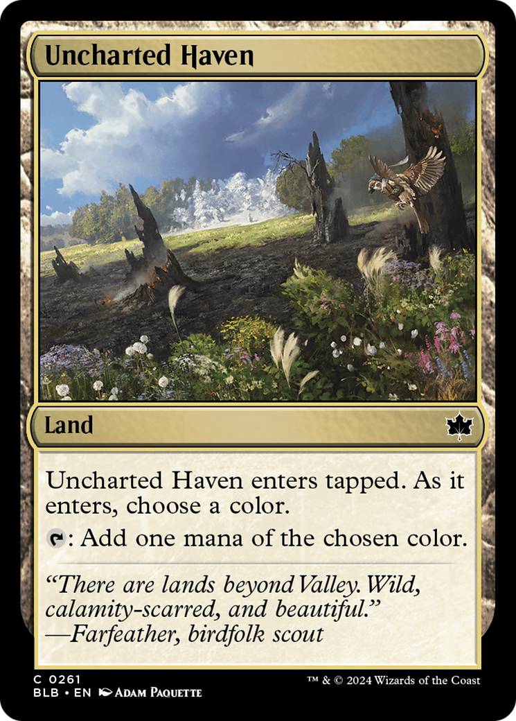 Uncharted Haven [Bloomburrow] - Magic: The Gathering - Card Brawlers | Quebec | Canada |