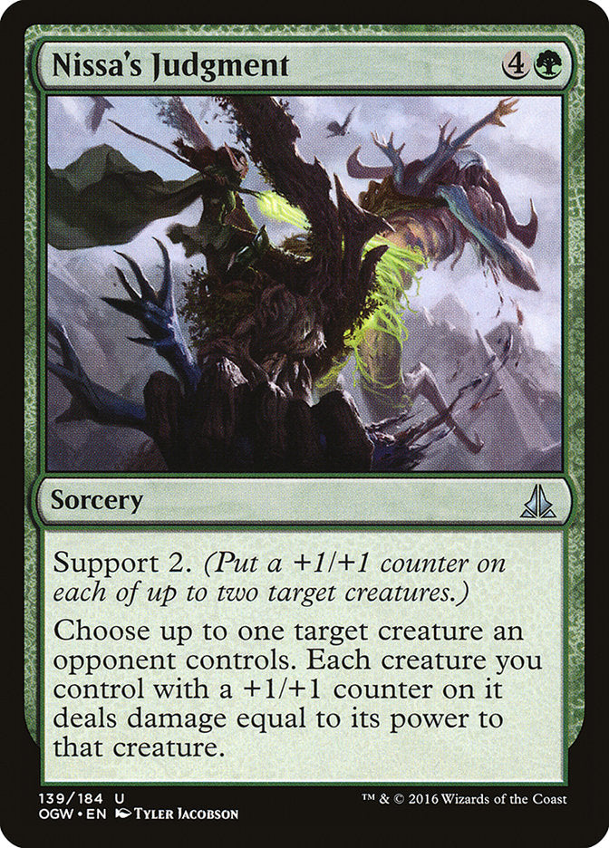 Nissa's Judgment [Oath of the Gatewatch] - Magic: The Gathering - Card Brawlers | Quebec | Canada |