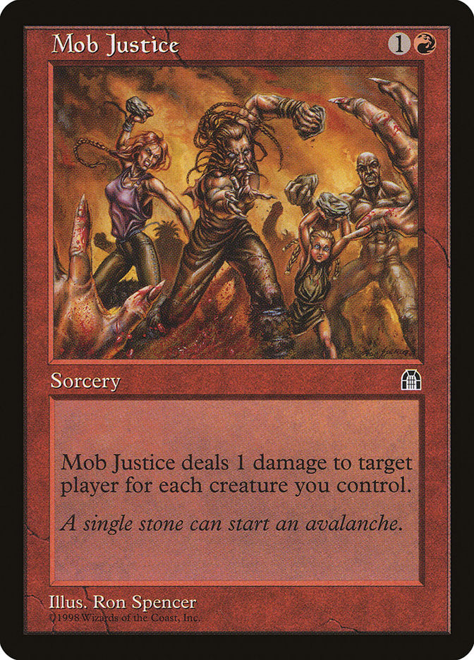 Mob Justice [Stronghold] - Magic: The Gathering - Card Brawlers | Quebec | Canada |