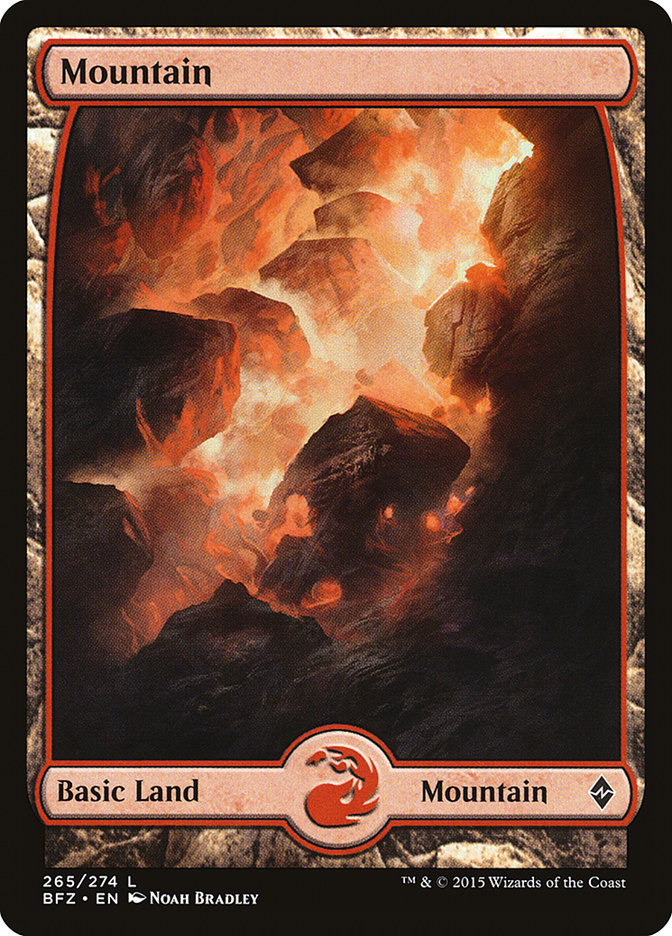 Mountain (265) (Full Art) [Battle for Zendikar] - Magic: The Gathering - Card Brawlers | Quebec | Canada |