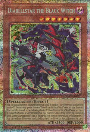 Diabellstar the Black Witch (Starlight Rare) (MAMO-EN032) - Magnificent Monsters 1st Edition - Card Brawlers