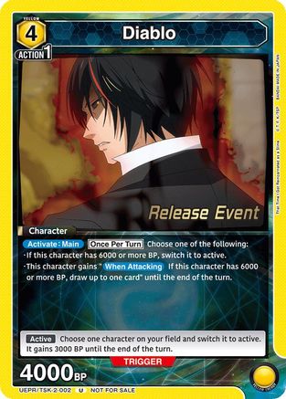 Diablo (002) (UEPR/TSK-2-002) - UE20BT That Time I Got Reincarnated as a Slime Release Event Cards - Card Brawlers