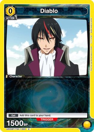Diablo (003) (Box Topper Foil) (UE20BT/TSK-1-003) - UE20BT That Time I Got Reincarnated as a Slime Foil - Card Brawlers