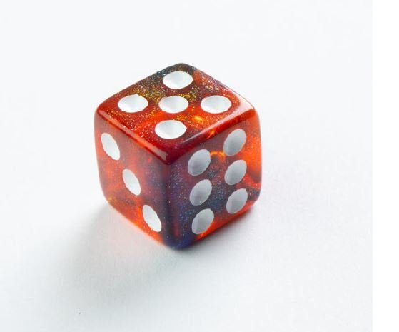 Dice: 12x D6: 16 mm: Galaxy Series - Card Brawlers