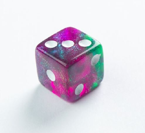 Dice: 12x D6: 16 mm: Galaxy Series - Card Brawlers