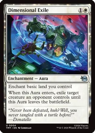 Dimensional Exile (TMT-004) - Teenage Mutant Ninja Turtles - Card Brawlers