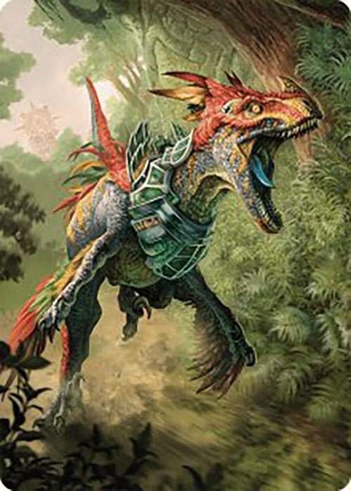 Dinosaur Token Art Card [The Lost Caverns of Ixalan Art Series] - Card Brawlers