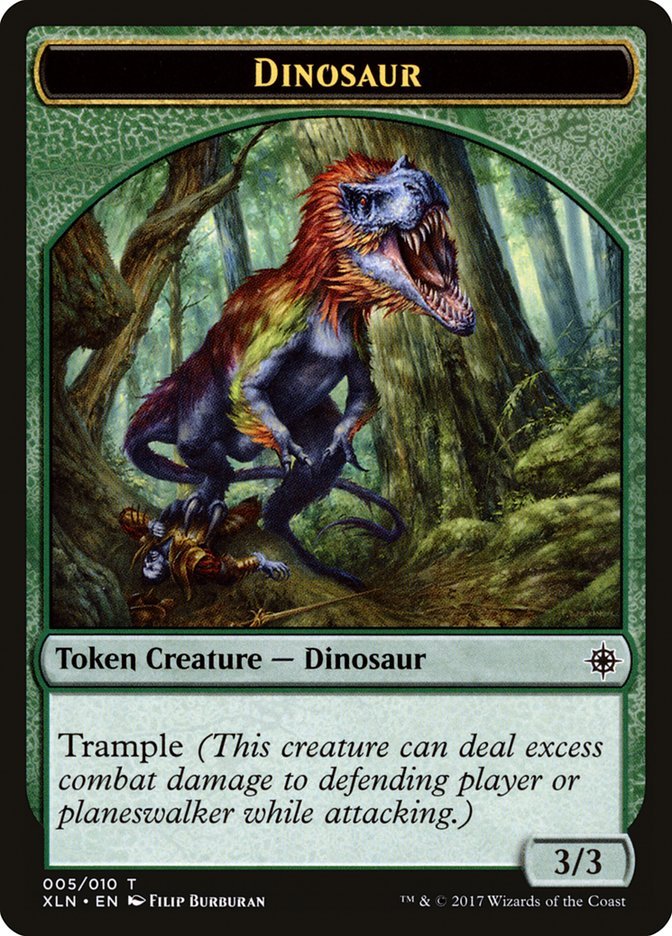 Dinosaur Token [Ixalan Tokens] - Card Brawlers