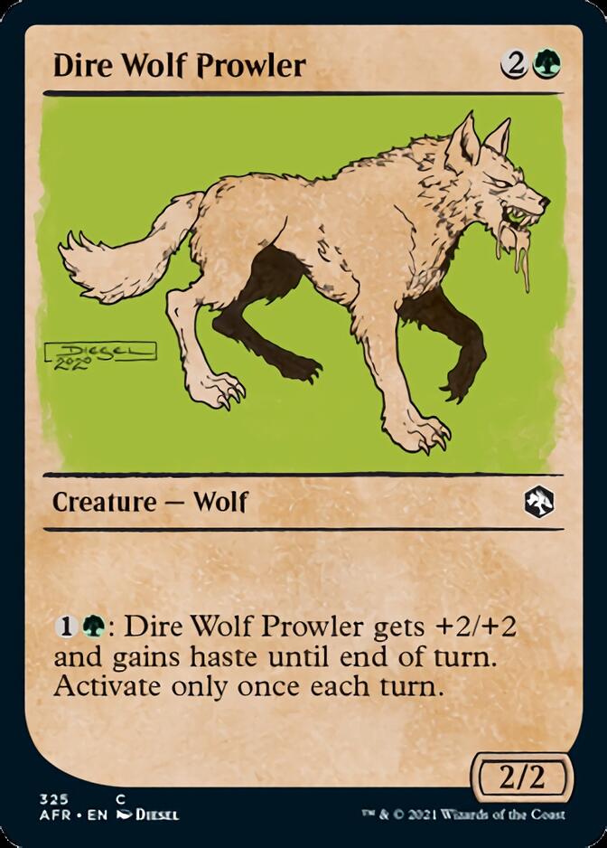 Dire Wolf Prowler (Showcase) [Dungeons & Dragons: Adventures in the Forgotten Realms] - Card Brawlers
