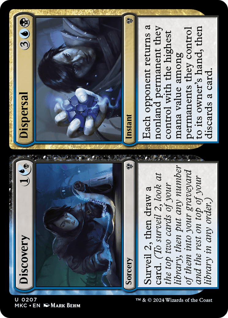 Discovery // Dispersal [Murders at Karlov Manor Commander] - Card Brawlers