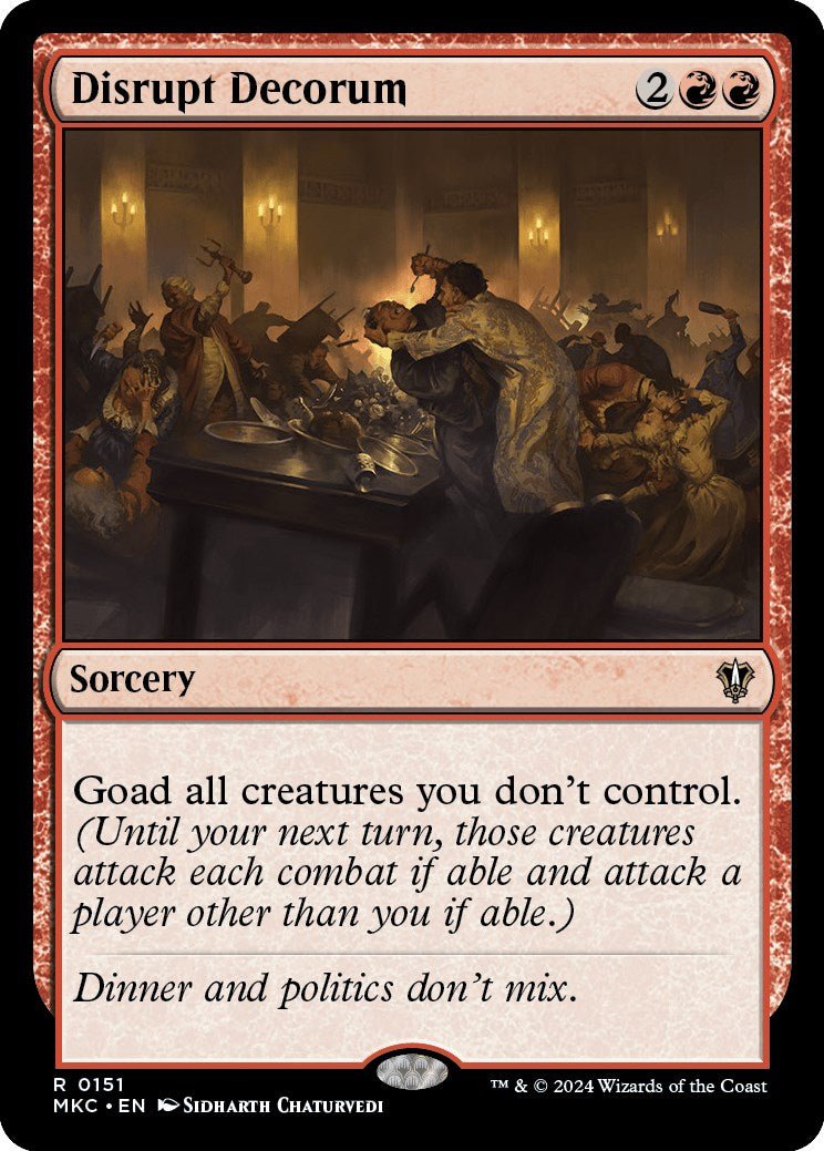 Disrupt Decorum [Murders at Karlov Manor Commander] - Card Brawlers
