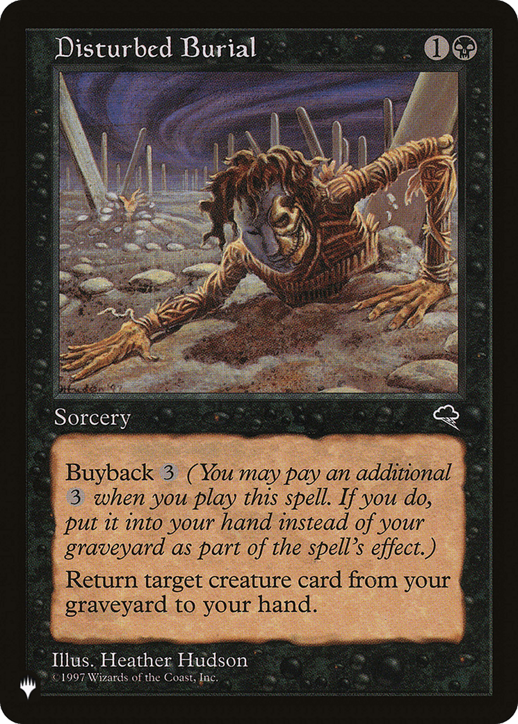 Disturbed Burial [The List] - Card Brawlers