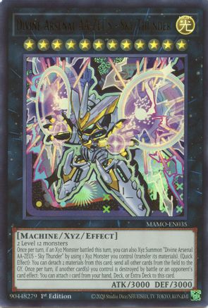 Divine Arsenal AA-ZEUS - Sky Thunder (MAMO-EN035) - Magnificent Monsters 1st Edition - Card Brawlers