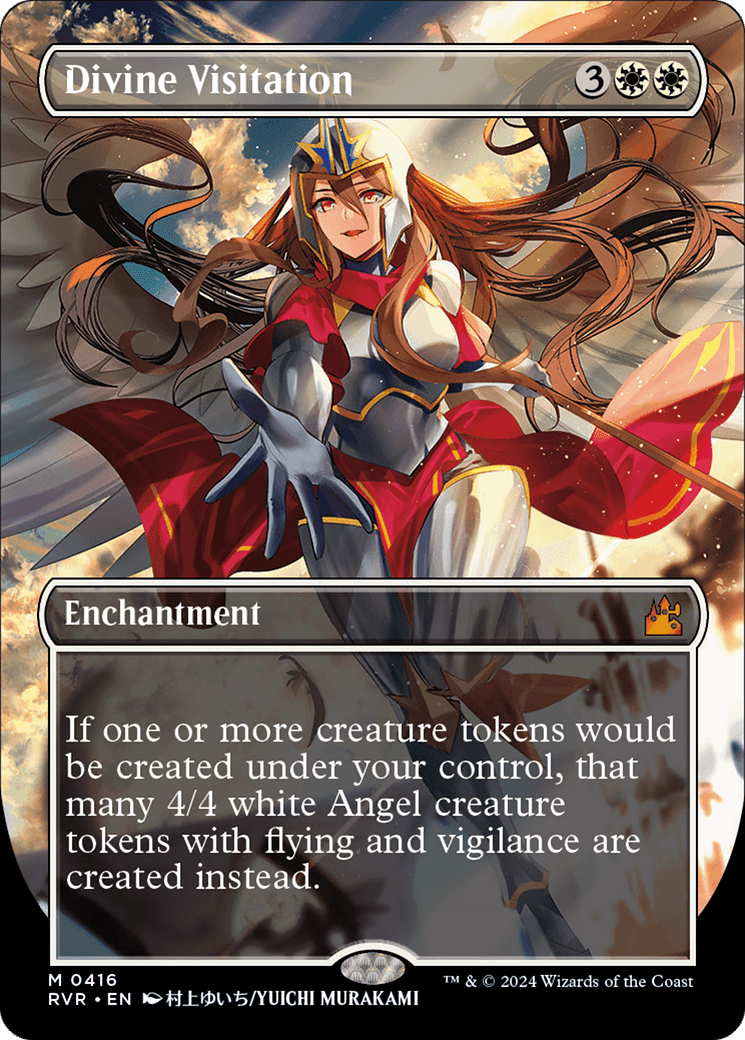 Divine Visitation (Anime Borderless) [Ravnica Remastered] - Card Brawlers