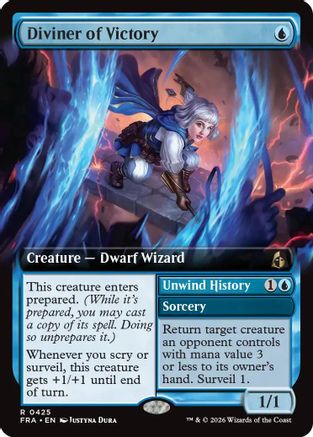 Diviner of Victory (Extended) (FRA-425) - Reality Fracture - Card Brawlers