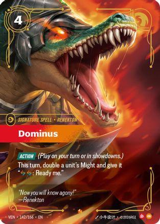 Dominus (142/166) - Vendetta Foil - Card Brawlers