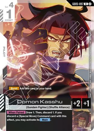 Domon Kasshu (GD05-097) - Freedom Ascension Holofoil - Card Brawlers