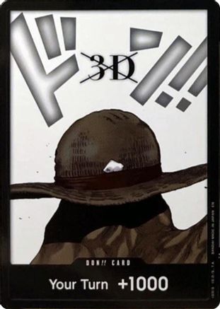DON!! Card (3D) (Double Pack Set Vol. 8) - Legacy of the Master Foil - Card Brawlers