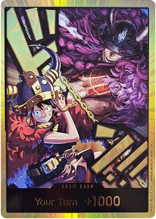 DON!! Card (Alternate Art) (Luffy and Loki) (Gold) - The World's Strongest Warriors Foil - Card Brawlers