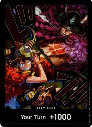 DON!! Card (Alternate Art) (Luffy and Loki) - The World's Strongest Warriors - Card Brawlers