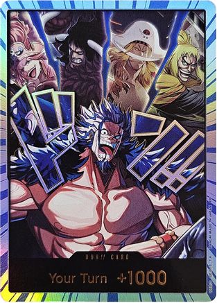 DON!! Card (Alternate Art) (Rocks) (Special Foil) - The World's Strongest Warriors Foil - Card Brawlers
