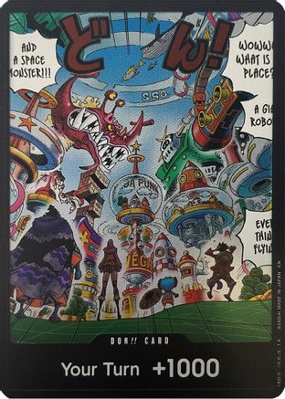 DON!! Card (Egghead) - The Azure Sea's Seven - Card Brawlers