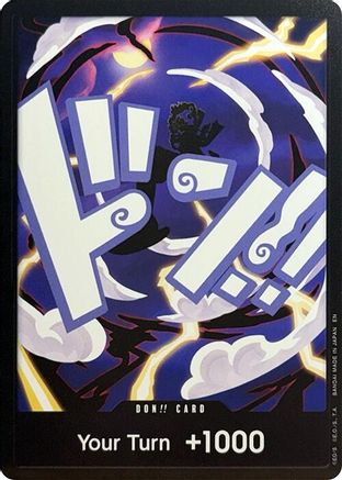 DON!! Card (GEAR5 Luffy) - Premium Booster -The Best- Vol. 2 Foil - Card Brawlers