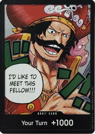 DON!! Card (Gol.D.Roger) - Carrying On His Will Foil - Card Brawlers