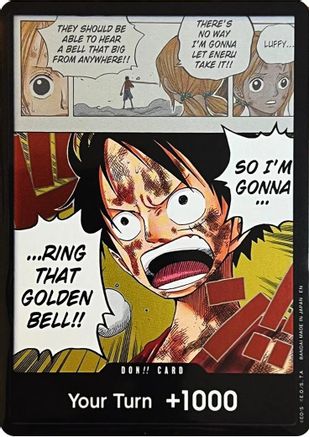 DON!! Card (Luffy) - Adventure on Kami's Island Foil - Card Brawlers