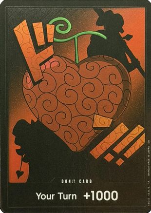 DON!! Card (Op-Op Fruit) (Devil Fruits Collection Vol. 3) - One Piece Promotion Cards Foil - Card Brawlers