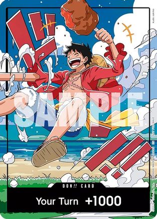 DON!! Card (World United) (Luffy) - One Piece Promotion Cards Foil - Card Brawlers