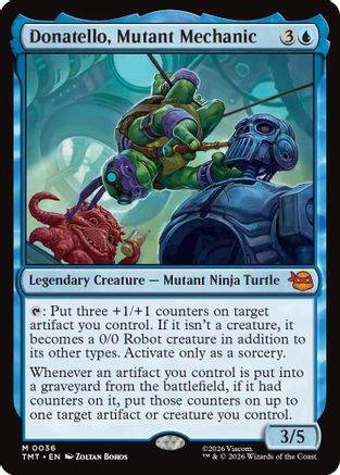 Donatello, Mutant Mechanic (TMT-036) - Teenage Mutant Ninja Turtles - Card Brawlers