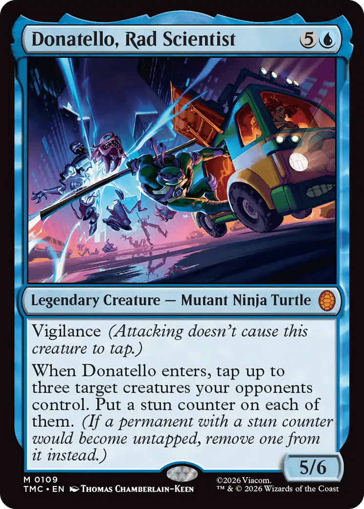 Donatello, Rad Scientist [Teenage Mutant Ninja Turtles Commander] - Card Brawlers