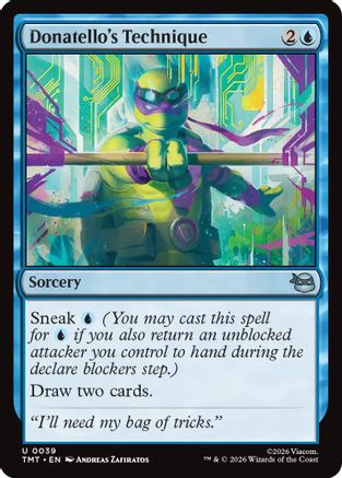 Donatello's Technique (TMT-039) - Teenage Mutant Ninja Turtles - Card Brawlers