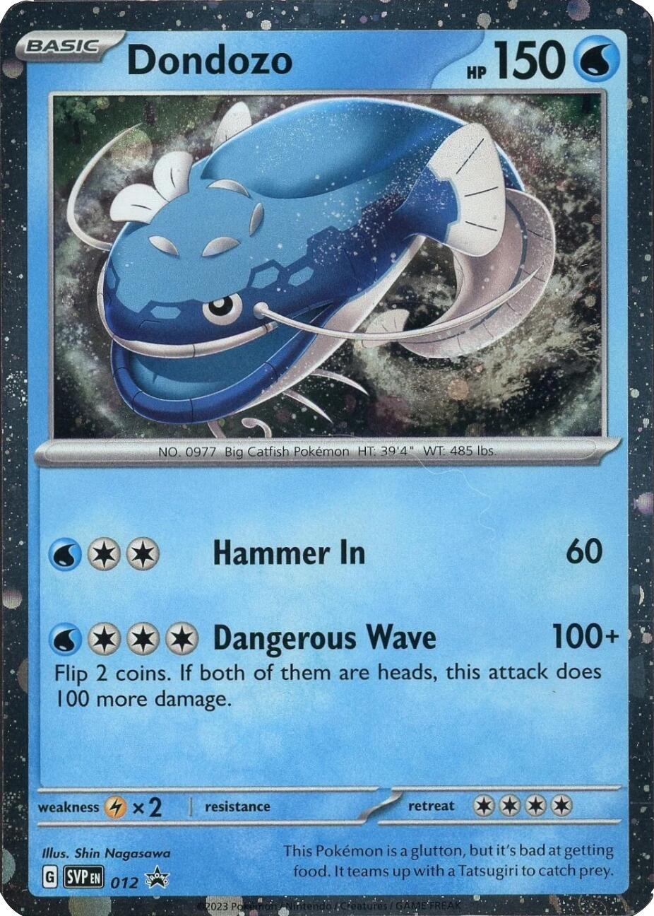 Dondozo (012) (Cosmos Holo) [Scarlet & Violet: Black Star Promos] - Card Brawlers
