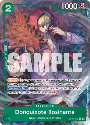 Donquixote Rosinante (Alternate Art) (OP05-030) - Premium Booster -The Best- Vol. 2 Foil - Card Brawlers