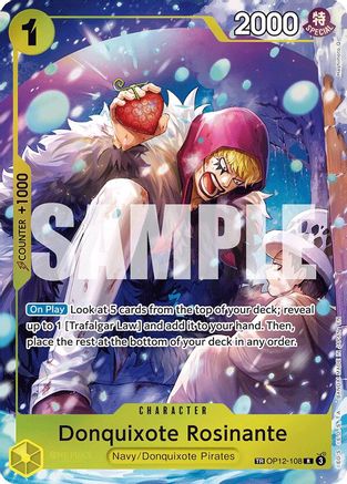 Donquixote Rosinante - OP12-108 (OP12-108) - The Azure Sea's Seven Foil - Card Brawlers