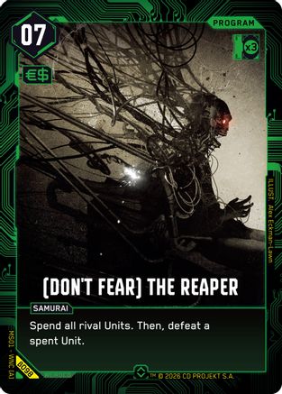 (Don't Fear) The Reaper (B098) - Welcome to Night City Beta Foil - Card Brawlers