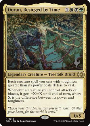 Doran, Besieged by Time (PPECL-215) - Promo Pack: Lorwyn Eclipsed - Card Brawlers