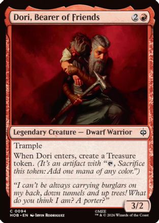 Dori, Bearer of Friends (HOB-094) - The Hobbit Foil - Card Brawlers