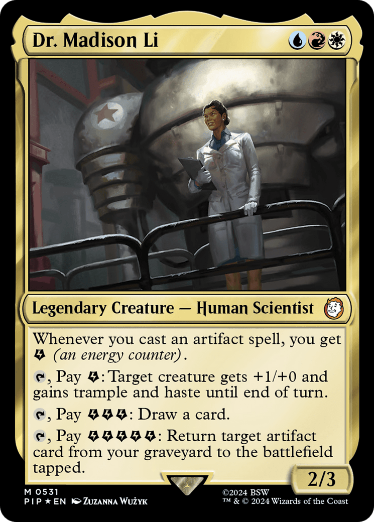 Dr. Madison Li (Surge Foil) [Fallout] - Card Brawlers