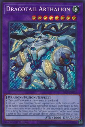 Dracotail Arthalion (Secret Rare) (26LP-EN003) - Limited Pack World Championship 2026 1st Edition - Card Brawlers