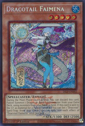Dracotail Faimena (Alternate Art) (26LP-EN002) - Limited Pack World Championship 2026 1st Edition - Card Brawlers