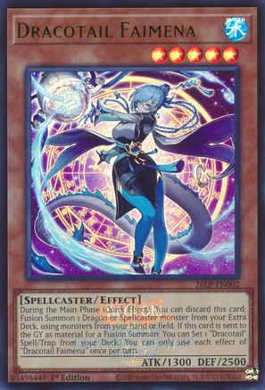 Dracotail Faimena (Emblazoned) (26LP-EN002) - Limited Pack World Championship 2026 1st Edition - Card Brawlers