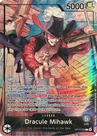 Dracule Mihawk (2026 PSA Magazine Promo) (OP14-020) - One Piece Promotion Cards Foil - Card Brawlers