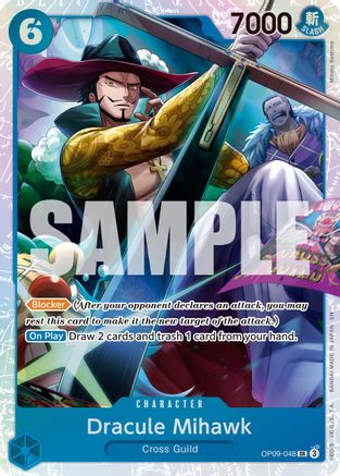 Dracule Mihawk - OP09-048 (Reprint) (OP09-048) - Premium Booster -The Best- Vol. 2 Foil - Card Brawlers
