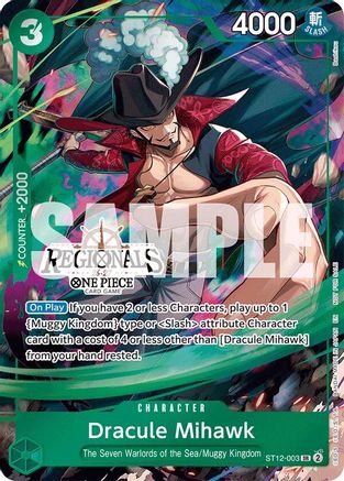 Dracule Mihawk (Regional Participation Pack 2026 Vol.1) (ST12-003) - One Piece Promotion Cards Foil - Card Brawlers