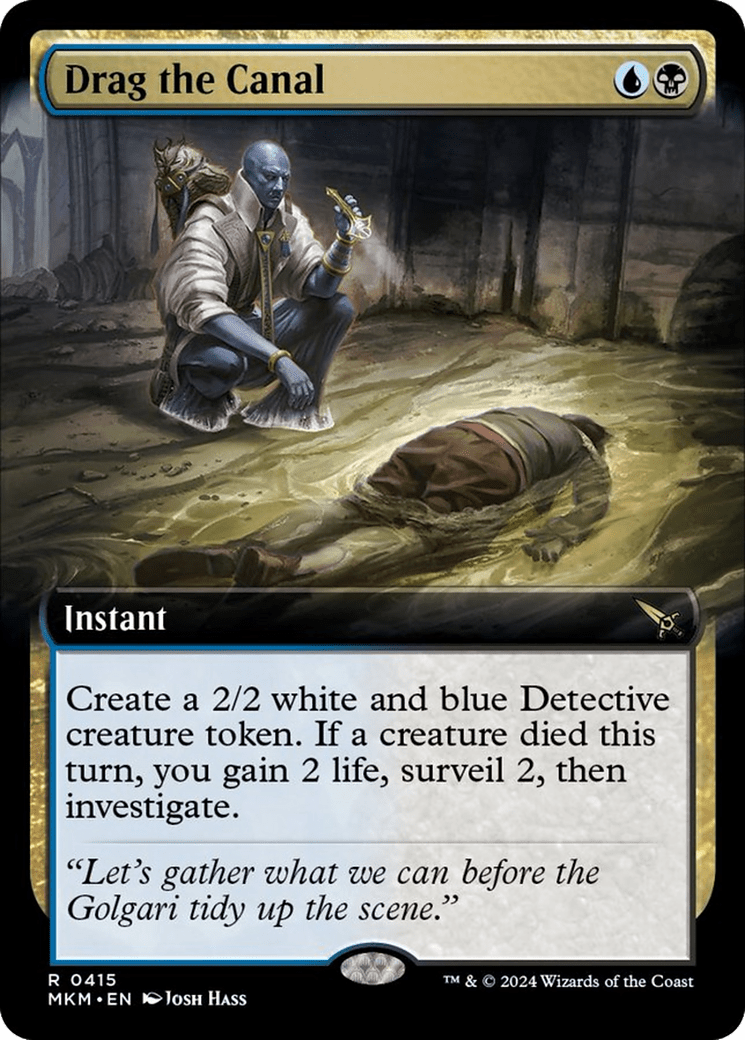 Drag the Canal (Extended Art) [Murders at Karlov Manor] - Card Brawlers