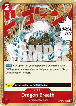 Dragon Breath (Pirate Foil) (OP07-017) - Premium Booster -The Best- Vol. 2 Foil - Card Brawlers